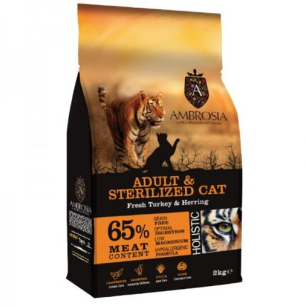 AMBROSIA GRAIN FREE CAT ADULT & STERILIZED 2Kg
