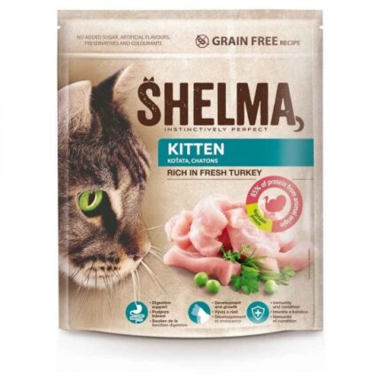 SHELMA kitten Turkey grain free 750gr