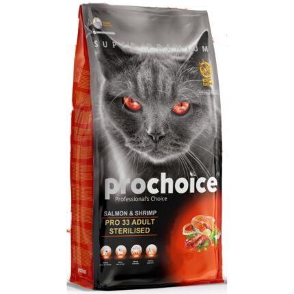 PROCHOICE STERILISED SALMON & SHRIMP 2KG