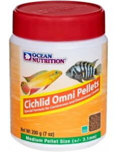 Ocean Nutrition Cichlid Pellets Omni MD 200gr