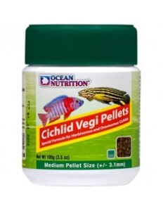 Ocean Nutrition Cichlid Pellets Vegi MD 100gr