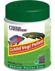 Ocean Nutrition Cichlid Pellets Vegi MD 200gr