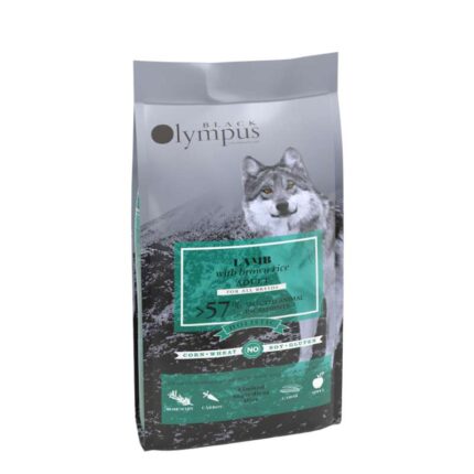 Black Olympus Adult All Breeds Lamb and Brown Rice 12kg