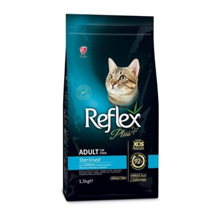Reflex Plus Adult Sterilised Salmon 8kg