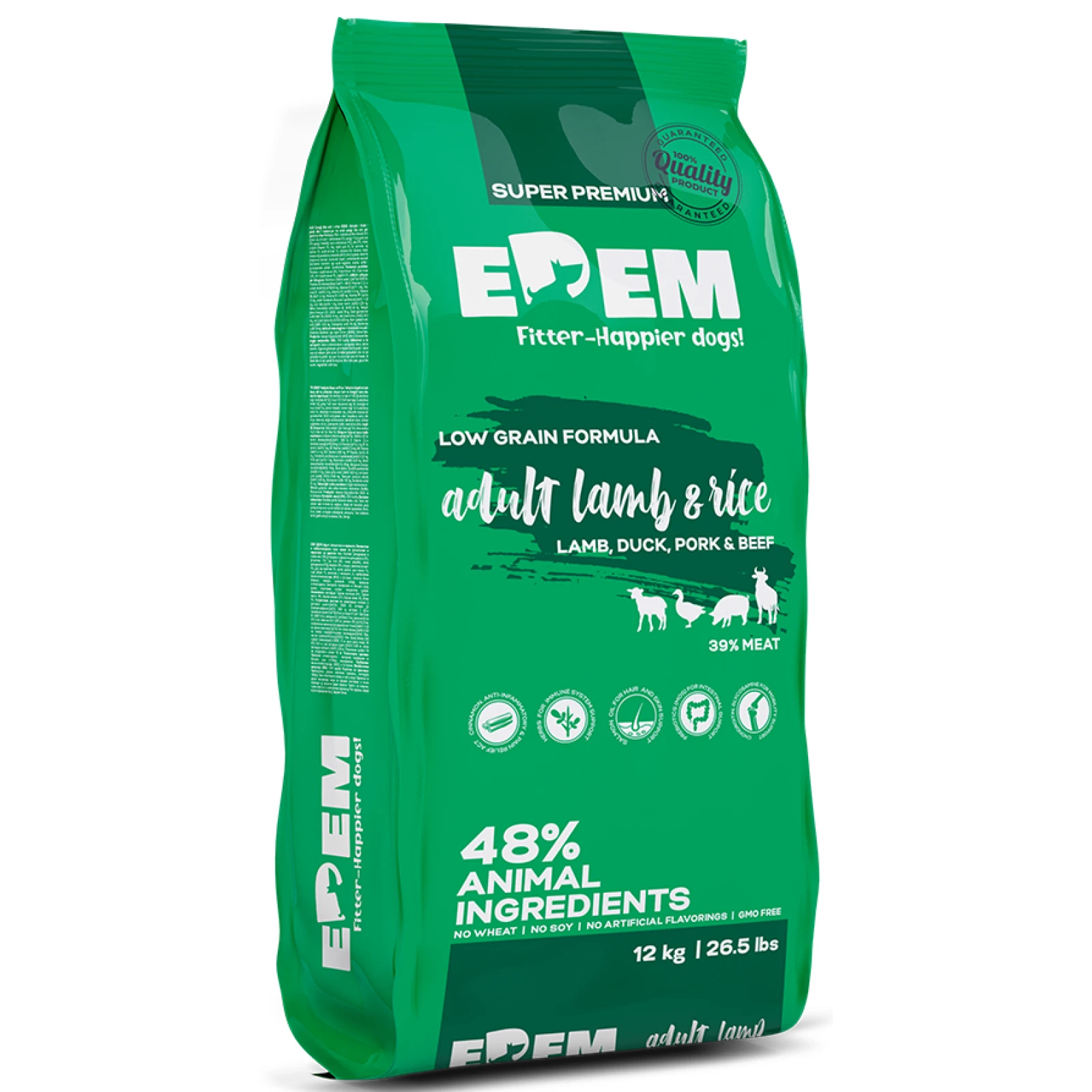Edem Adult Lamb 12kg H2OWorld Edem Adult Lamb 12kg