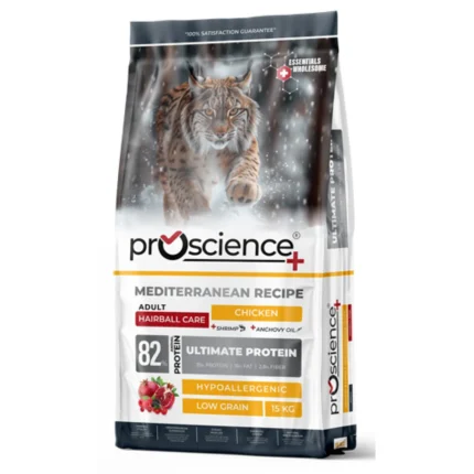 Proscience Adult Hairball Care Κοτόπουλο 15kg