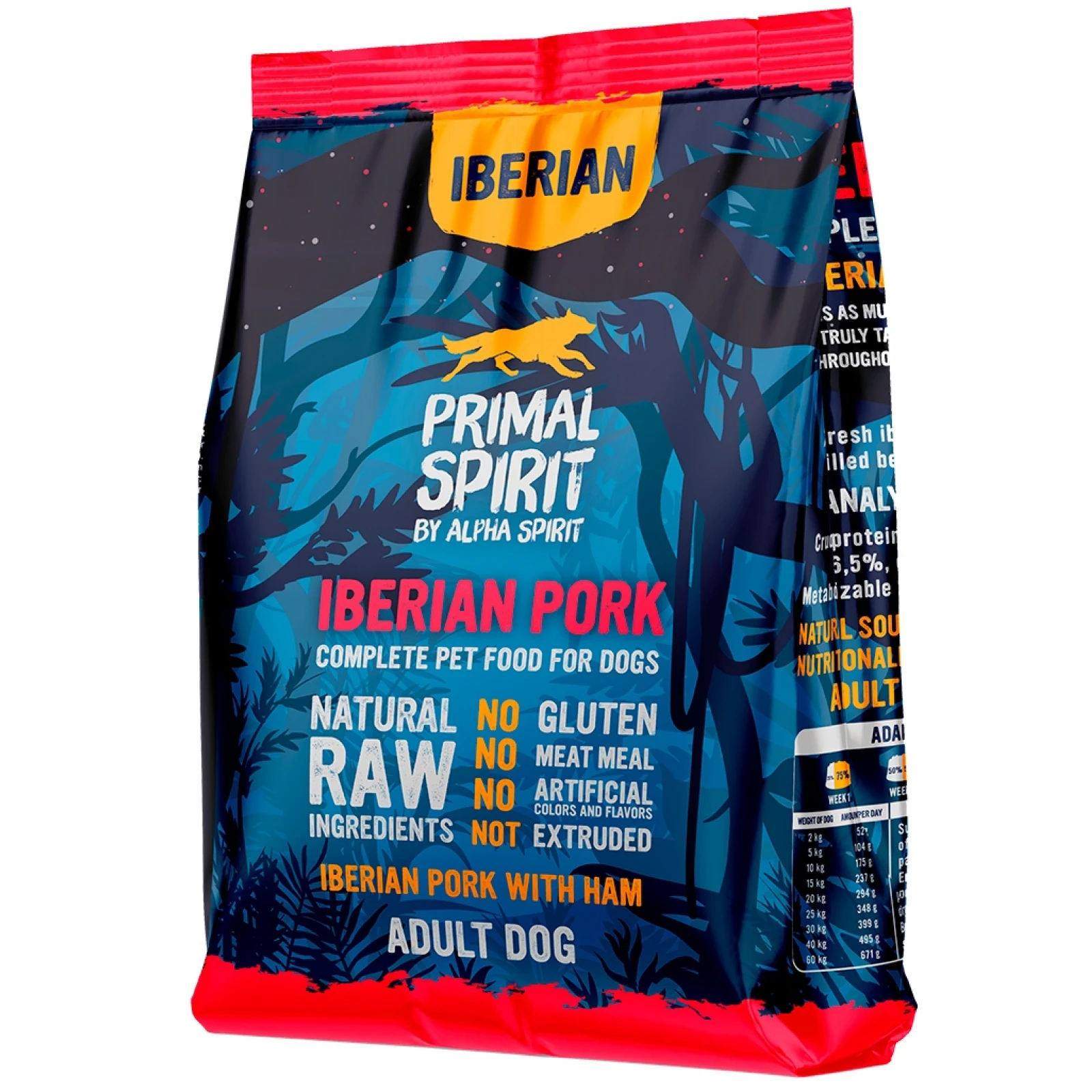 Primal Spirit Iberian Pork Ham 1kg H2OWorld Primal Spirit Iberian Pork Ham 1kg