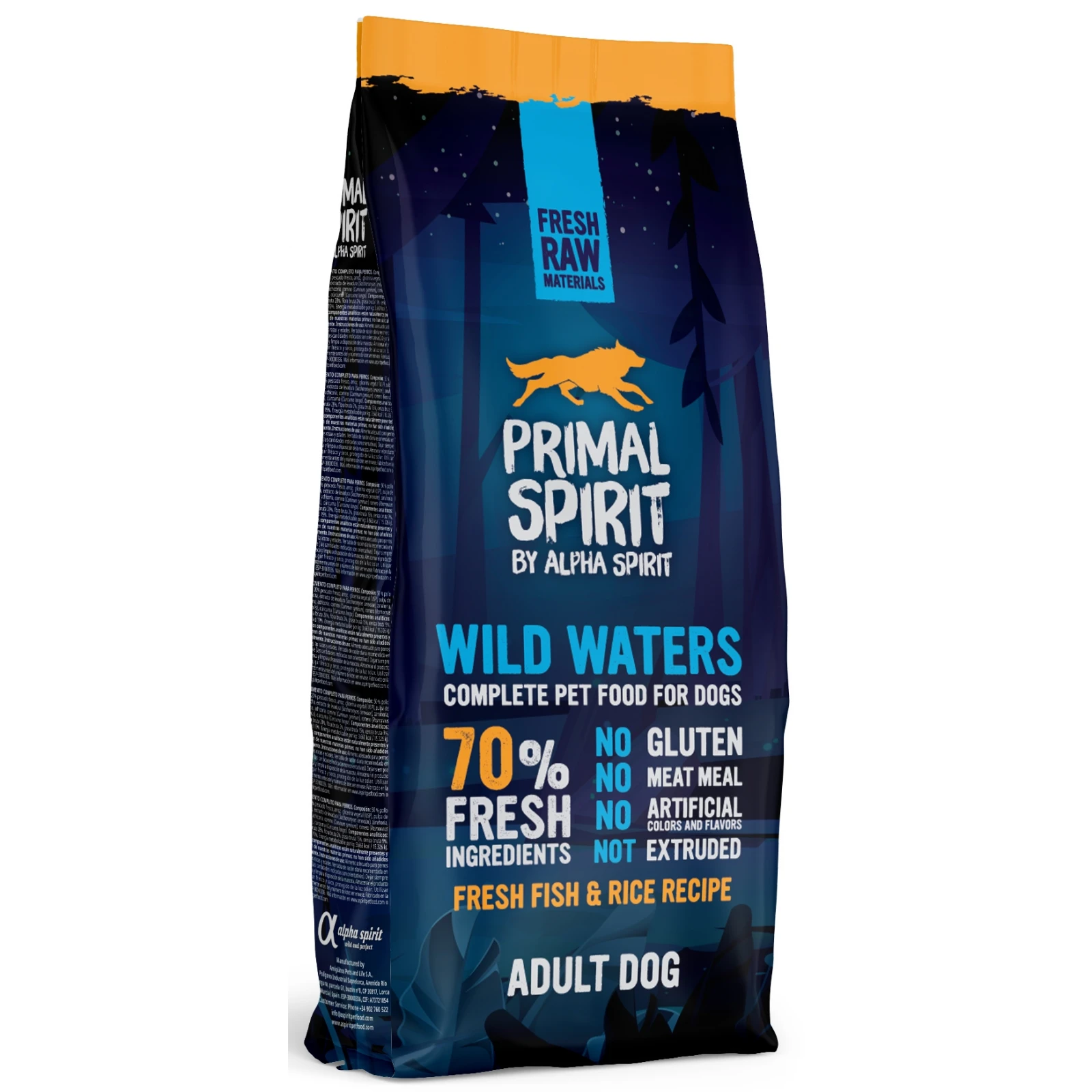 Primal Spirit Wild Waters 12kg H2OWorld Primal Spirit Wild Waters 12kg