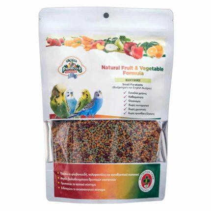 Evia Parrots Small Natural Fruit and Vegetable 500gr
