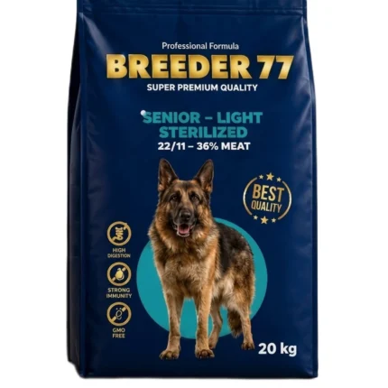 Breeder77 Senior Light Sterilized 20kg